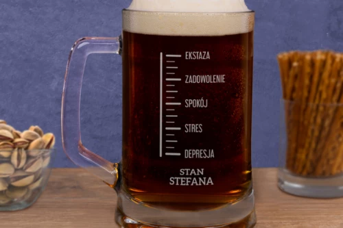 Grawerowany kufel do piwa - prezent na każdą okazję