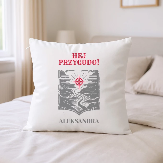Poduszka - Hej przygodo