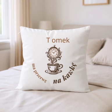 Poduszka - Przerwa na kawkę
