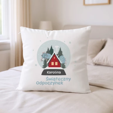 Poduszka - Świąteczny odpoczynek